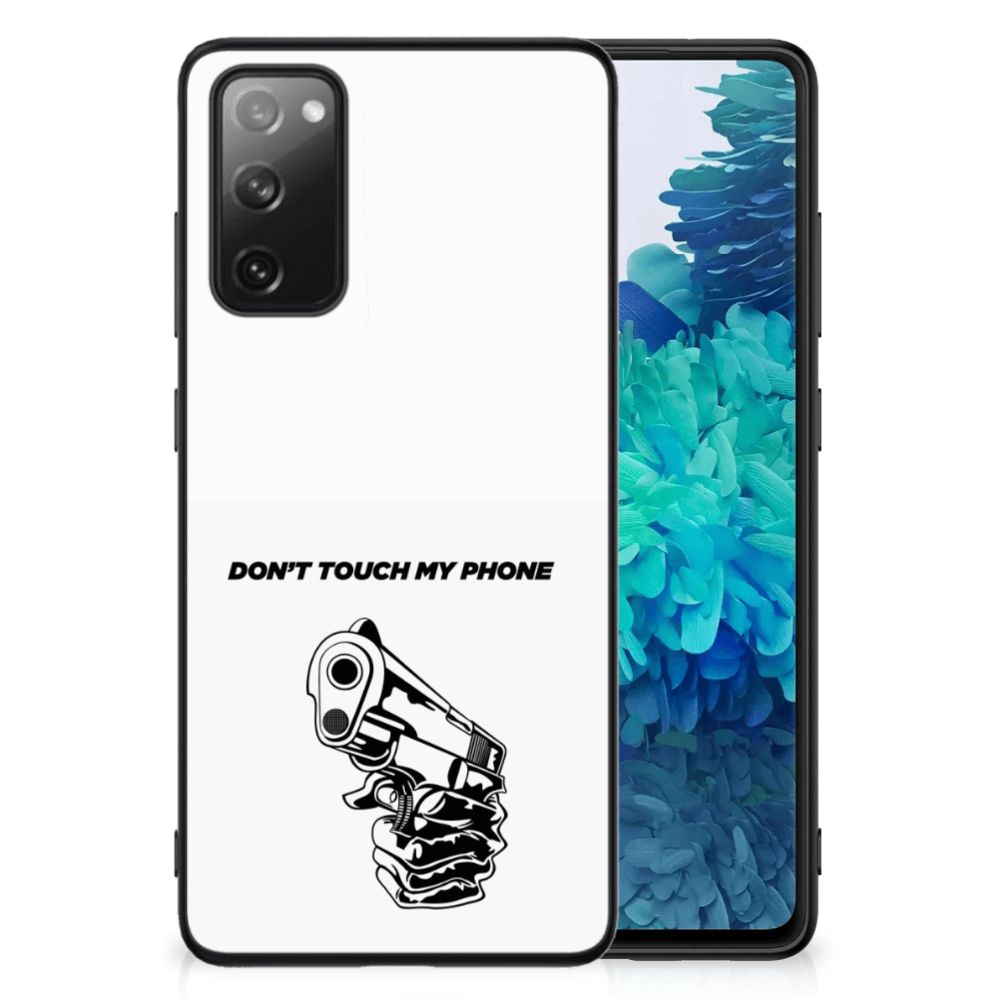 Samsung Galaxy S20 FE Telefoon Hoesje Gun Don't Touch My Phone B2C Telecom