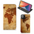 iPhone 12 Pro Max Book Cover Wereldkaart - B2C Telecom