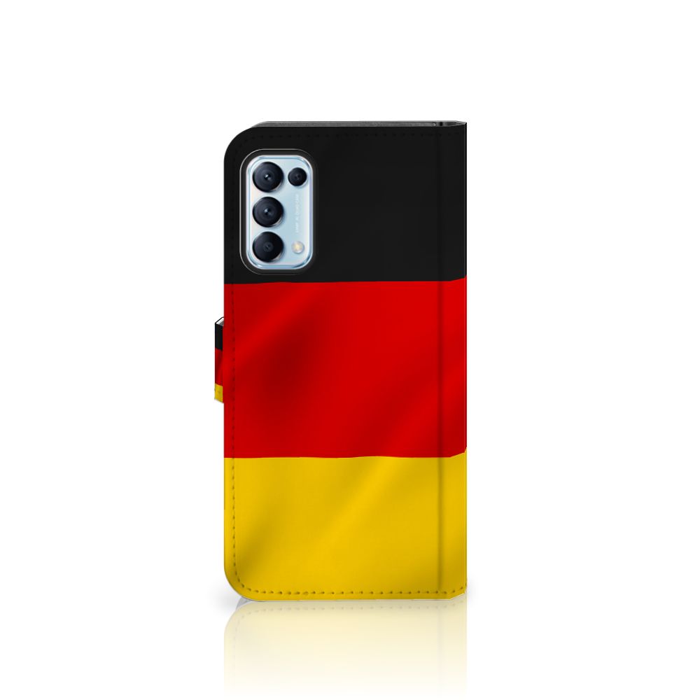 OPPO Find X3 Lite Bookstyle Case Duitsland