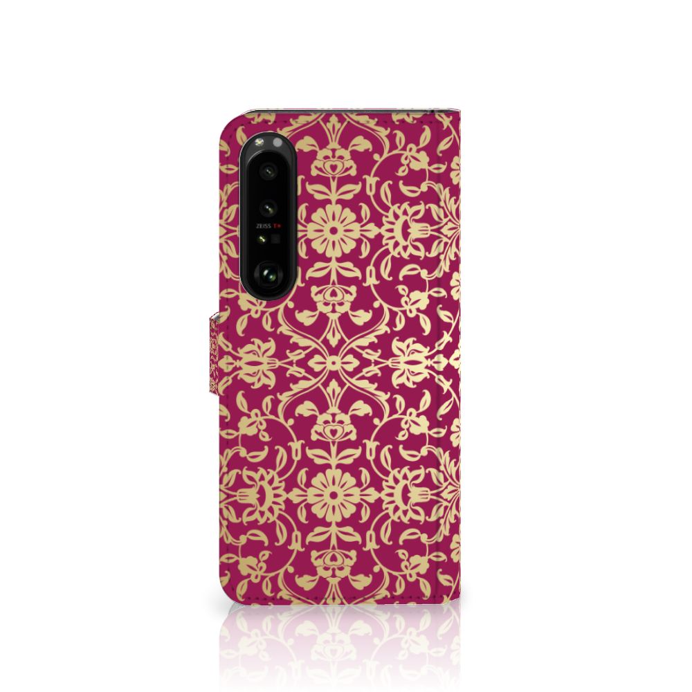 Wallet Case Sony Xperia 1 IV Barok Pink