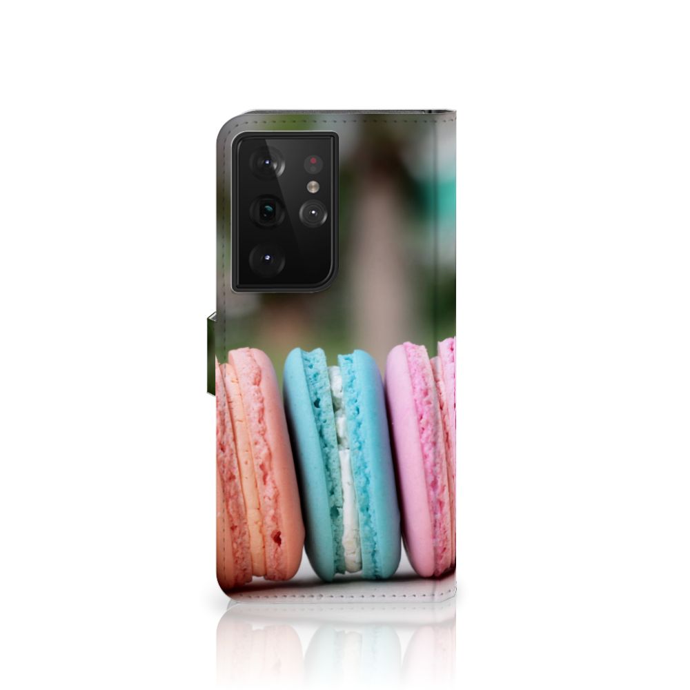 Samsung Galaxy S21 Ultra Book Cover Macarons