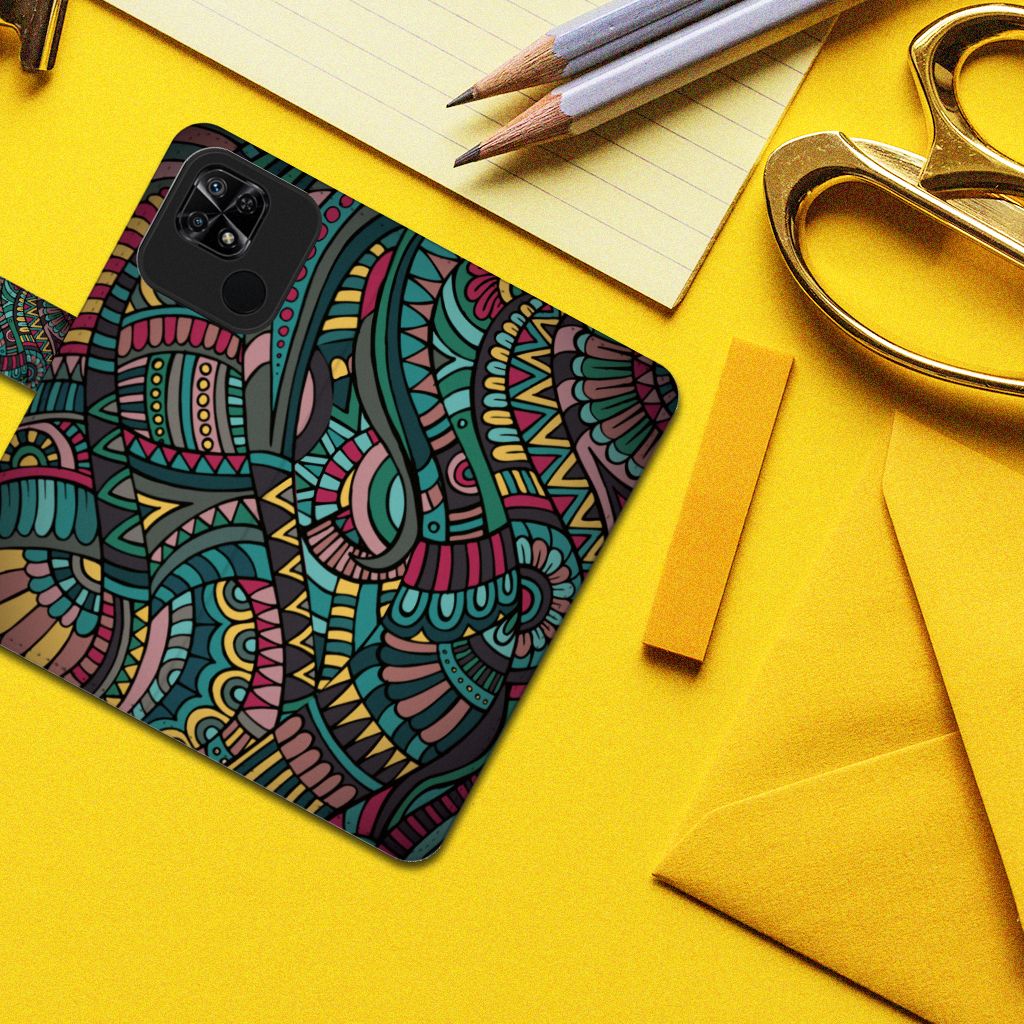 Xiaomi Redmi 10C Telefoon Hoesje Aztec