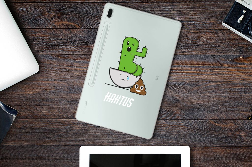 Samsung Galaxy Tab S7FE Tablet Back Cover Cactus Poo - B2C Telecom
