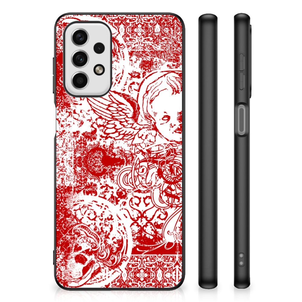 Telefoonhoesje Samsung Galaxy A23 Angel Skull Rood B2C Telecom