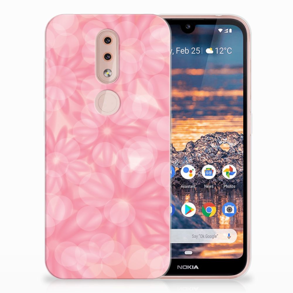 Nokia 4.2 TPU Case Spring Flowers