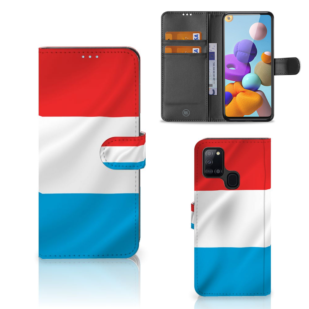 Samsung Galaxy A21s Bookstyle Case Luxemburg