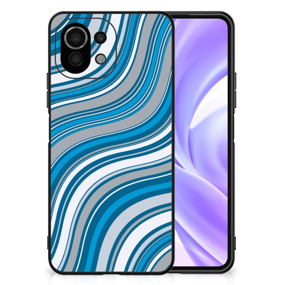 Xiaomi 11 Lite 5G NE | Mi 11 Lite Back Case Waves Blue