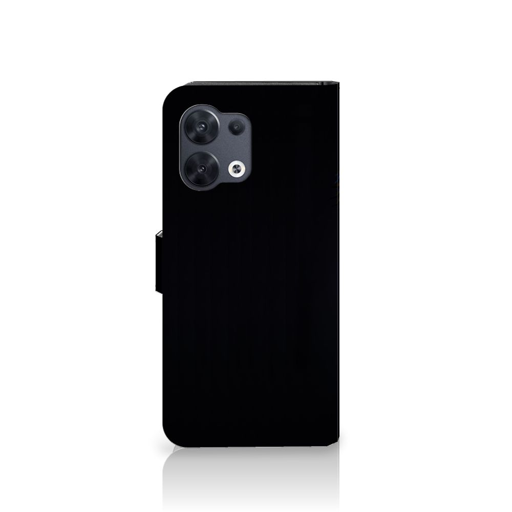 OPPO Reno8 Telefoonhoesje met Pasjes Papegaai
