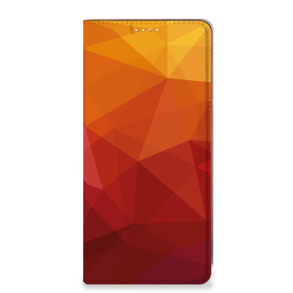 Stand Case voor Samsung Galaxy A71 Polygon Red - B2C Telecom