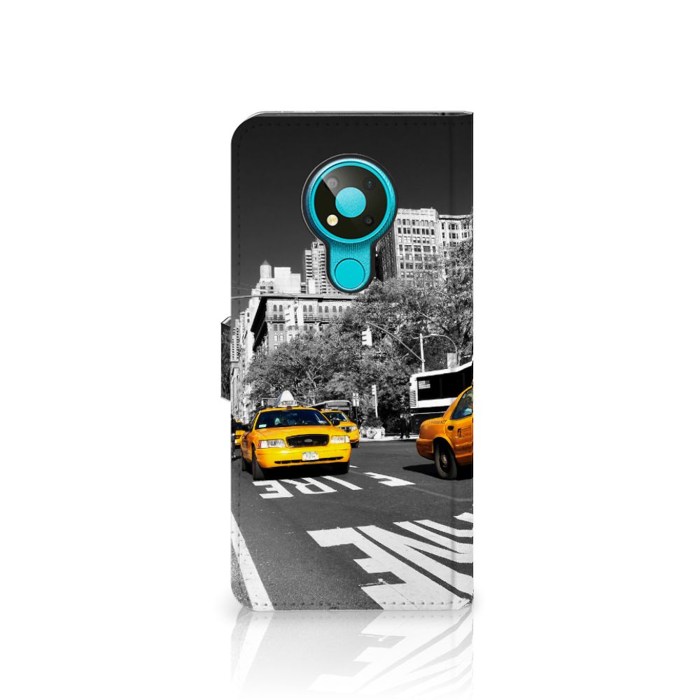Nokia 3.4 Flip Cover New York Taxi