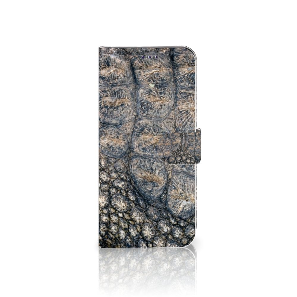 Samsung Galaxy A50 Telefoonhoesje met Pasjes Krokodillenprint