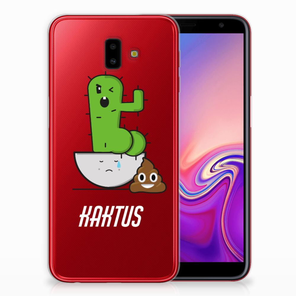 Samsung Galaxy J6 Plus (2018) Telefoonhoesje met Naam Cactus Poo