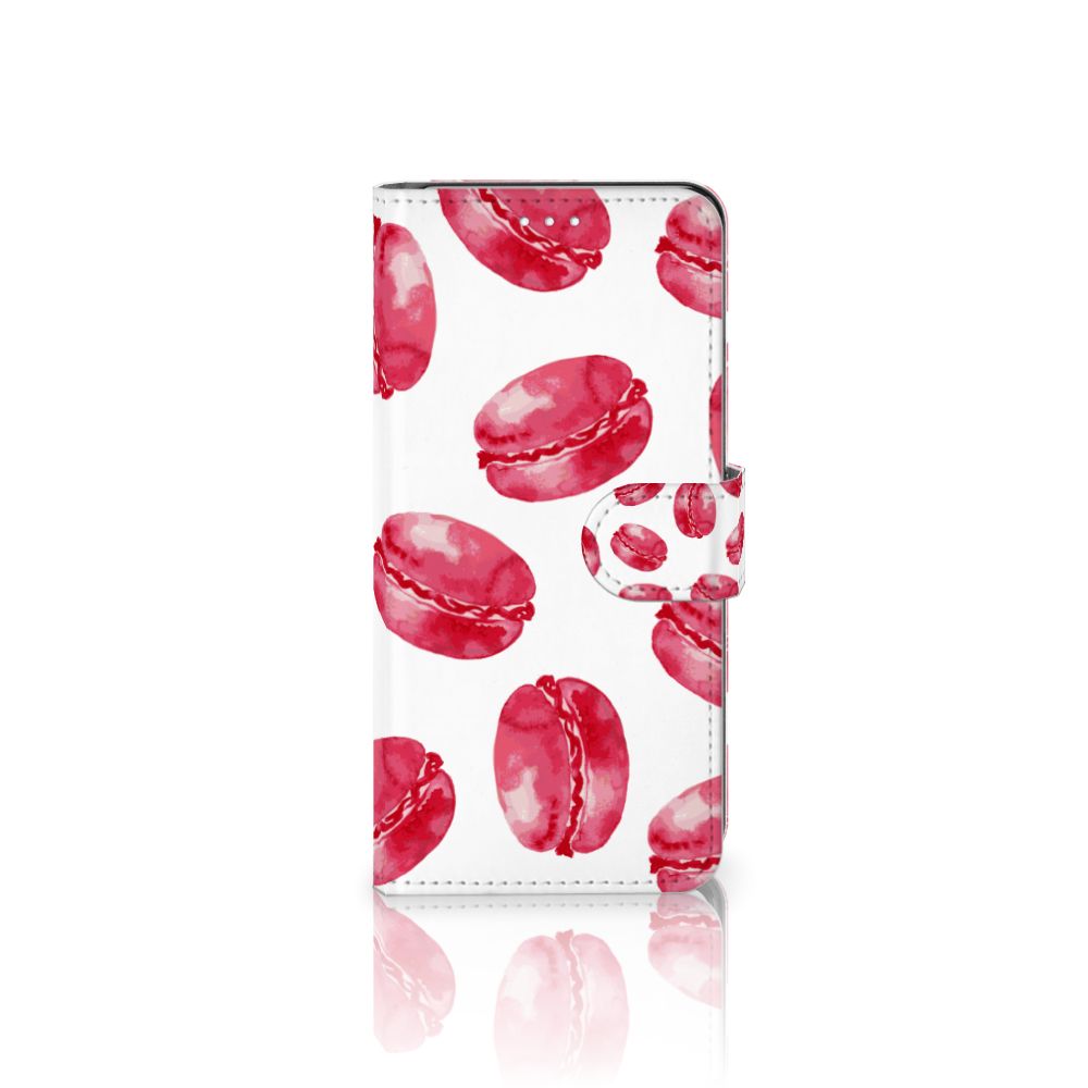 Samsung Galaxy S21 Book Cover Pink Macarons