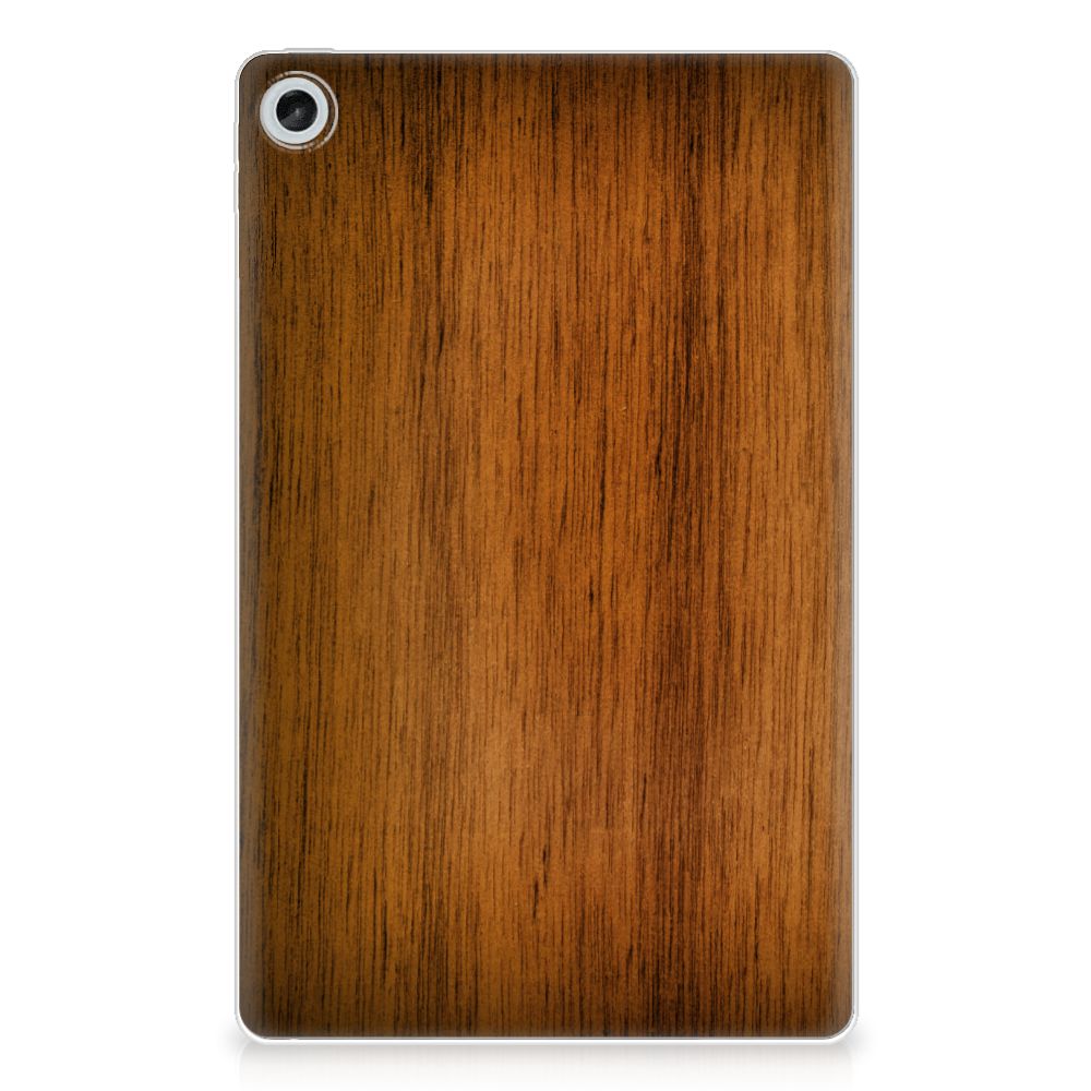Lenovo Tab M10 Plus (3e generatie) Silicone Tablet Hoes Donker Hout - B2C Telecom