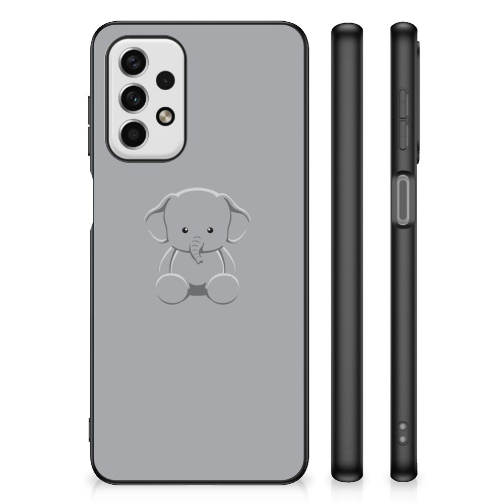 Samsung Galaxy A23 Hoesje Grijs Baby Olifant B2C Telecom