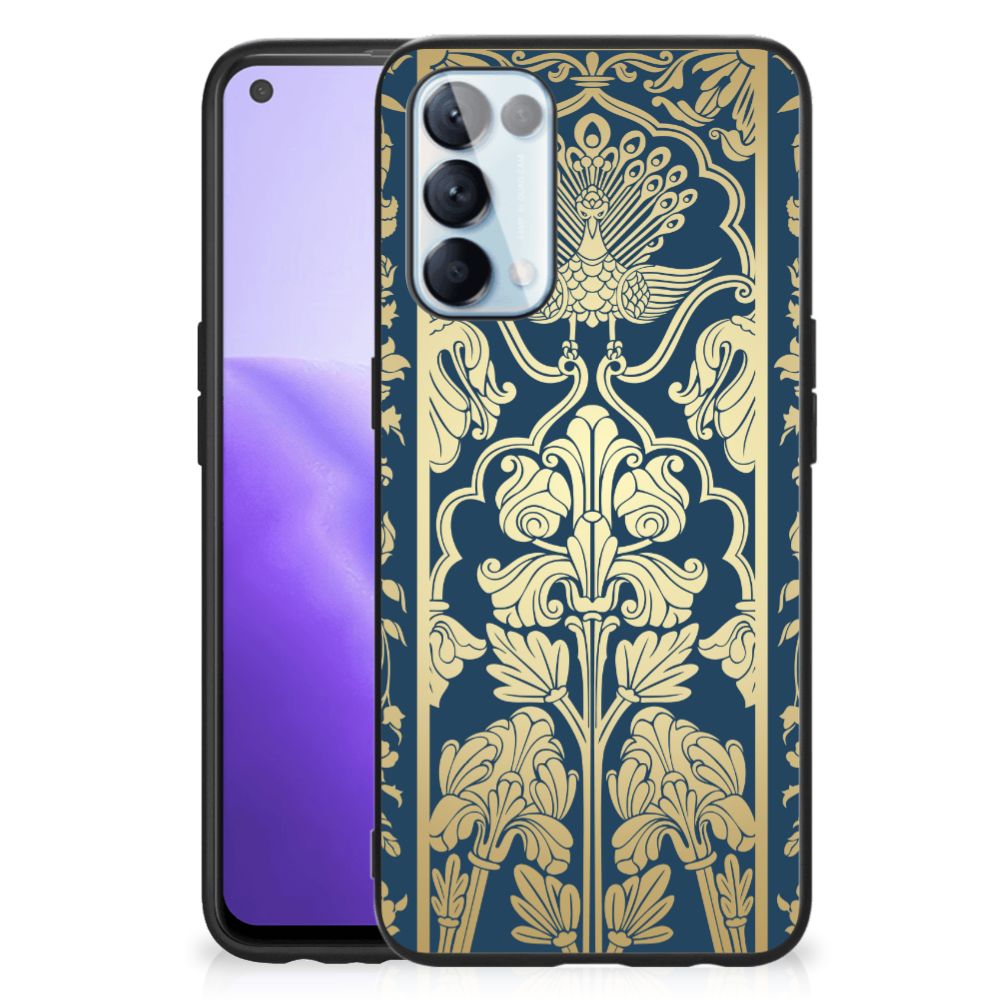 OPPO Reno5 5G | Find X3 Lite Bloemen Hoesje Beige Flowers