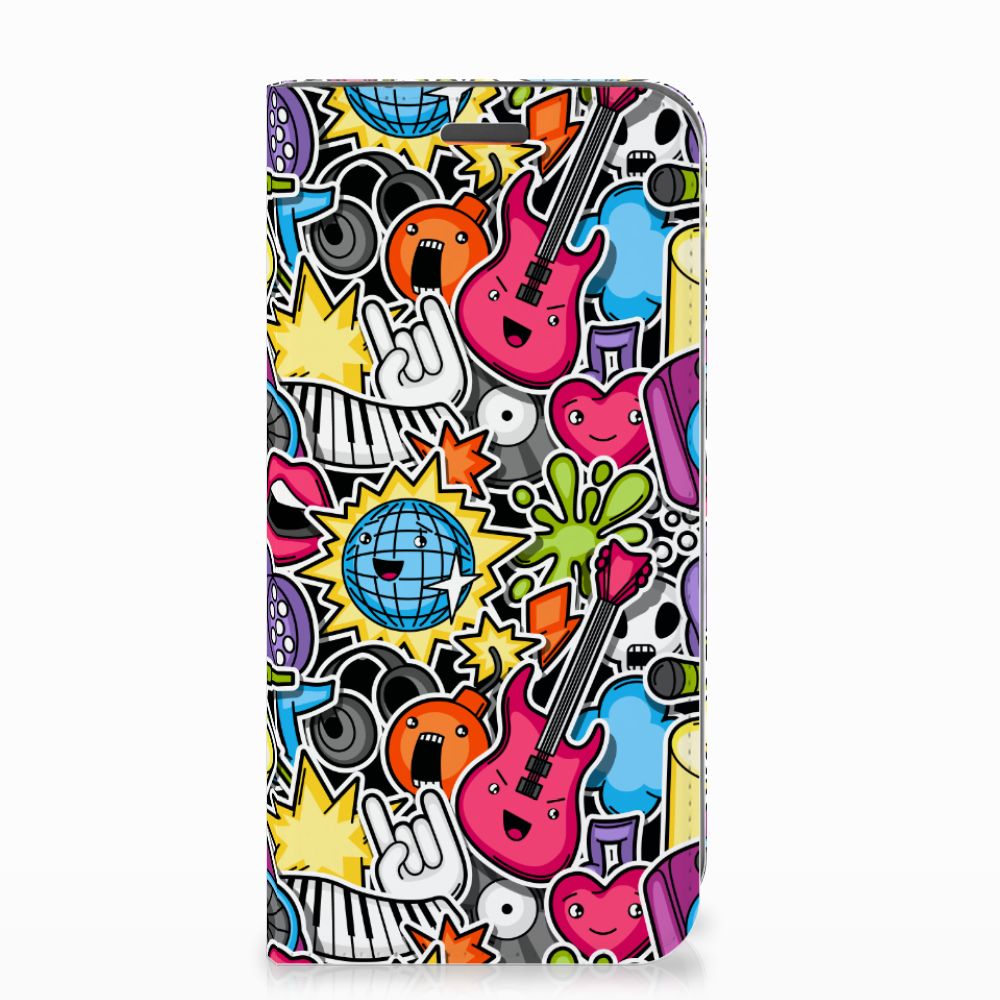 Motorola Moto E5 Play Hippe Standcase Punk Rock