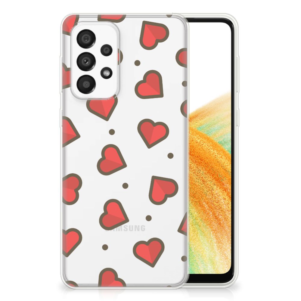 Samsung Galaxy A33 5G TPU bumper Hearts B2C Telecom