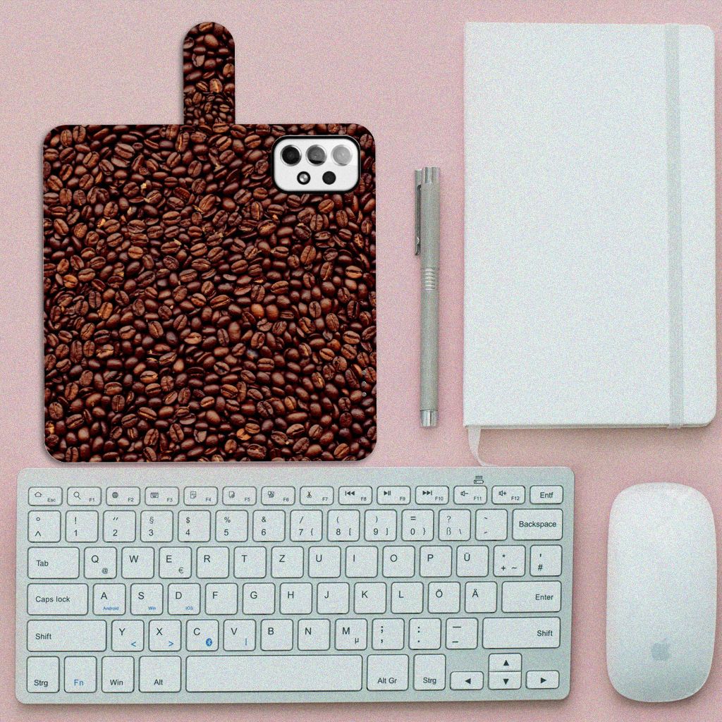 Samsung Galaxy A73 5G Book Cover Koffiebonen