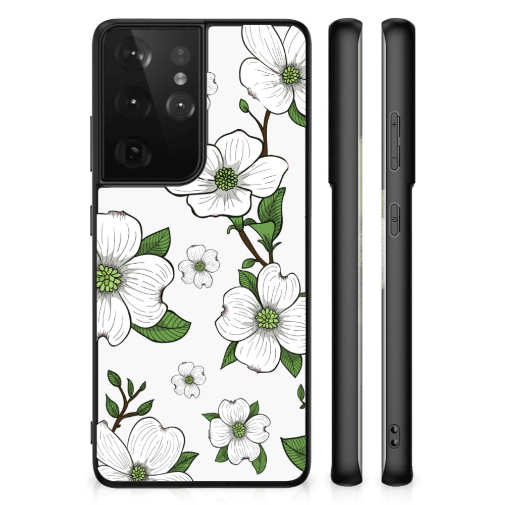 Samsung Galaxy S21 Ultra Bloemen Hoesje Dogwood Flowers B2C Telecom