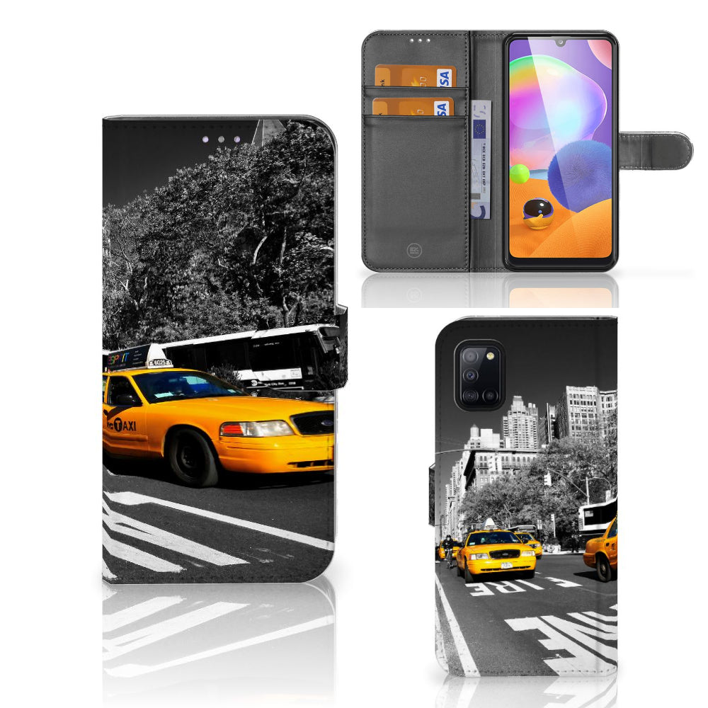 Samsung Galaxy A31 Flip Cover New York Taxi