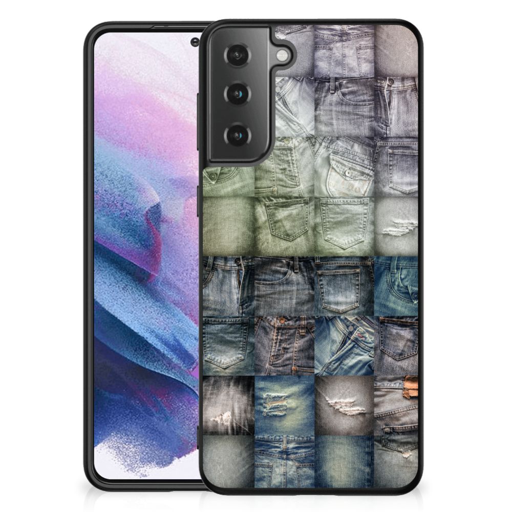 GSM Cover Samsung Galaxy S21 Plus Spijkerbroeken B2C Telecom