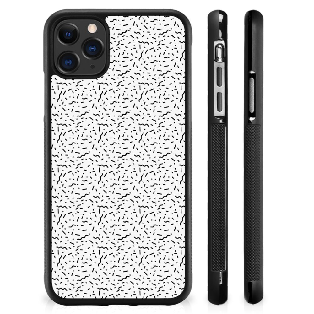 Apple iPhone 11 Pro Max Bumper Case Stripes Dots B2C Telecom