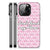 iPhone 14 Pro Telefoon Hoesje Flowers Pink DTMP