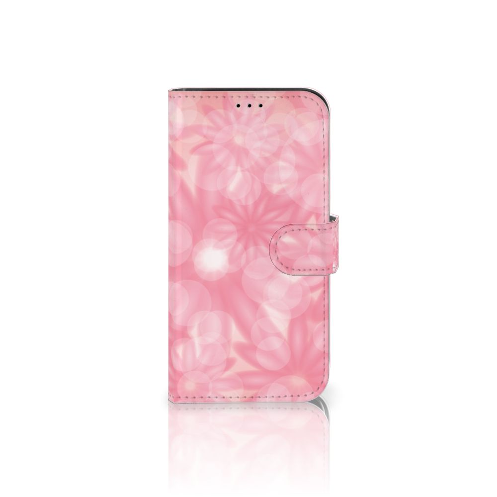 iPhone 13 Pro Hoesje Spring Flowers met bloesem design in zachte roze tinten 🌸