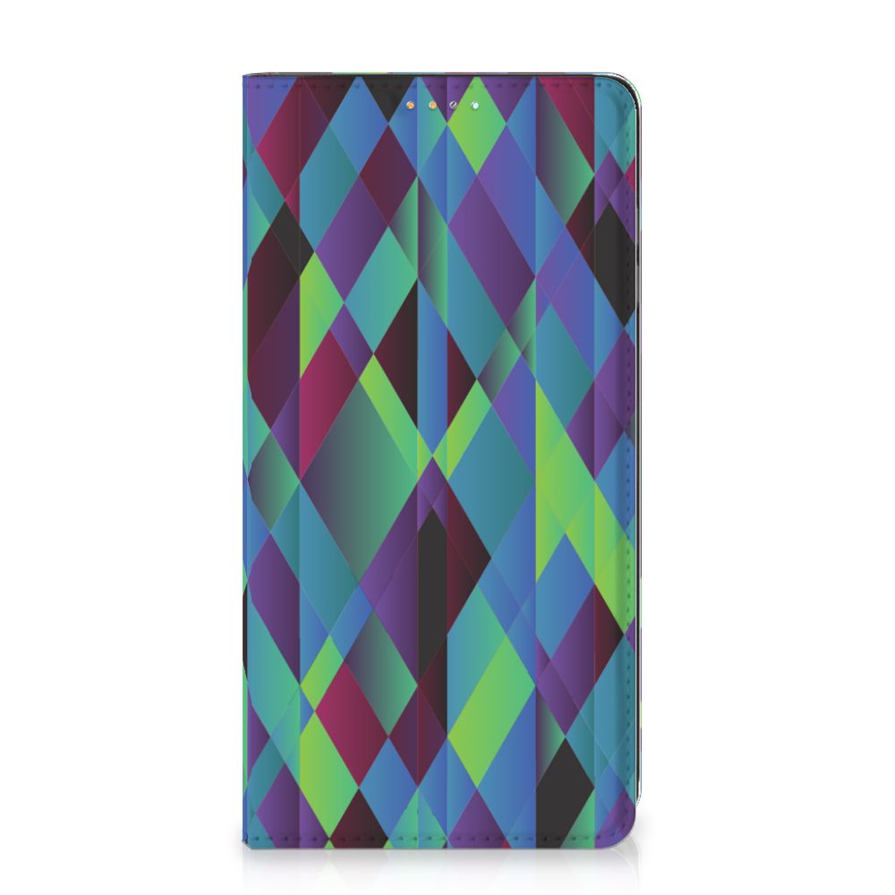 Samsung Galaxy A32 4G | A32 5G Enterprise Editie Stand Case Abstract Green Blue - B2C Telecom