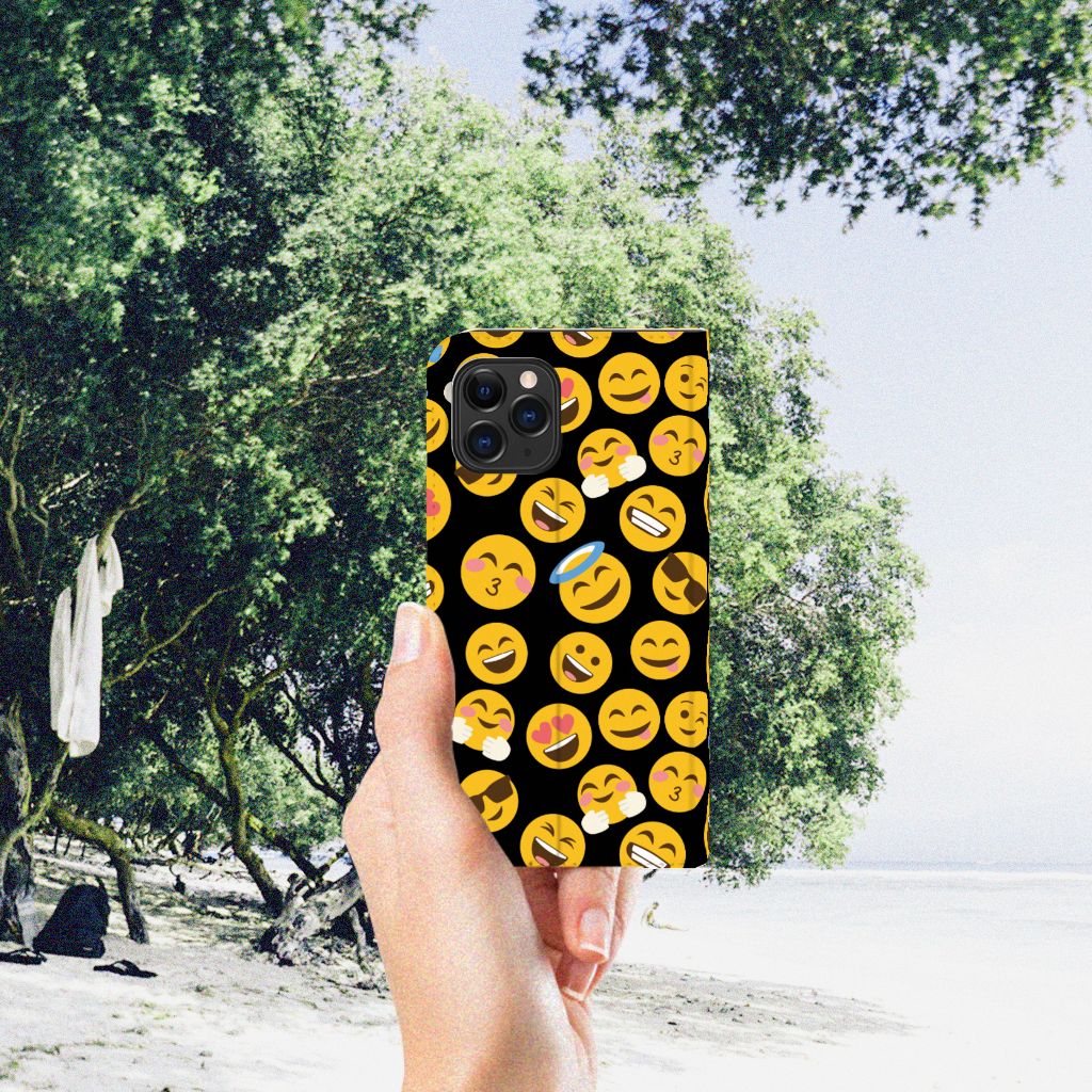 Apple iPhone 11 Pro Hoesje met Magneet Emoji