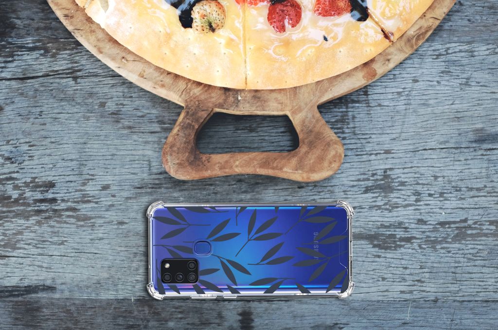 Samsung Galaxy A21s Case Leaves Blue B2C Telecom