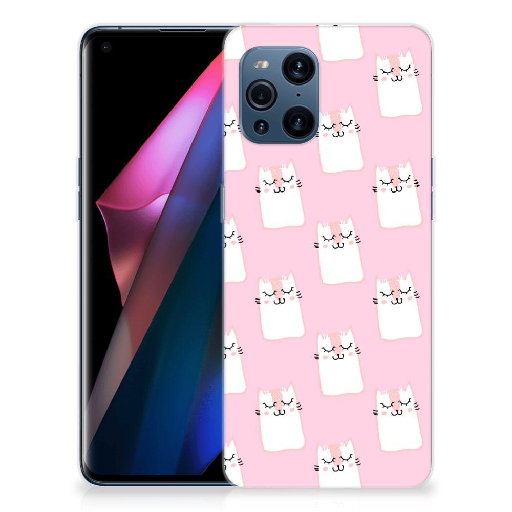 OPPO Find X3 | X3 Pro TPU Hoesje Sleeping Cats