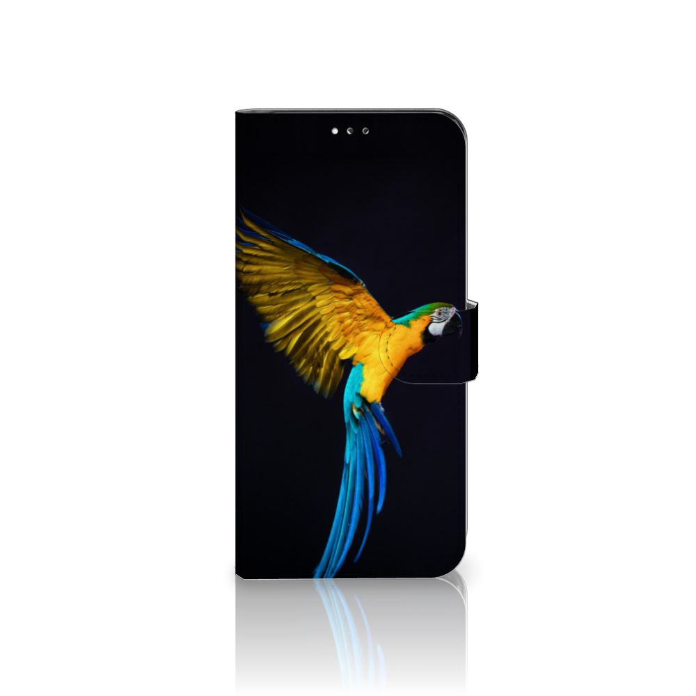 Samsung Galaxy A12 Telefoonhoesje met Pasjes Papegaai