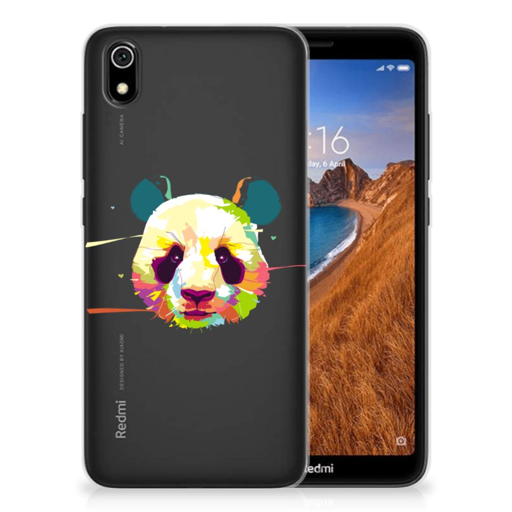 Xiaomi Redmi 7A Telefoonhoesje met Naam Panda Color