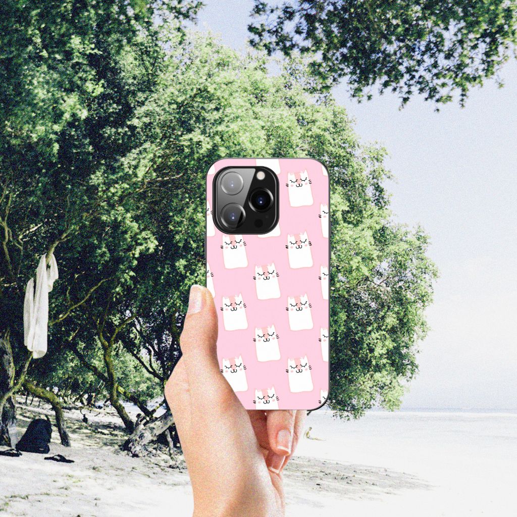 iPhone 14 Pro Dierenprint Telefoonhoesje Sleeping Cats B2C Telecom