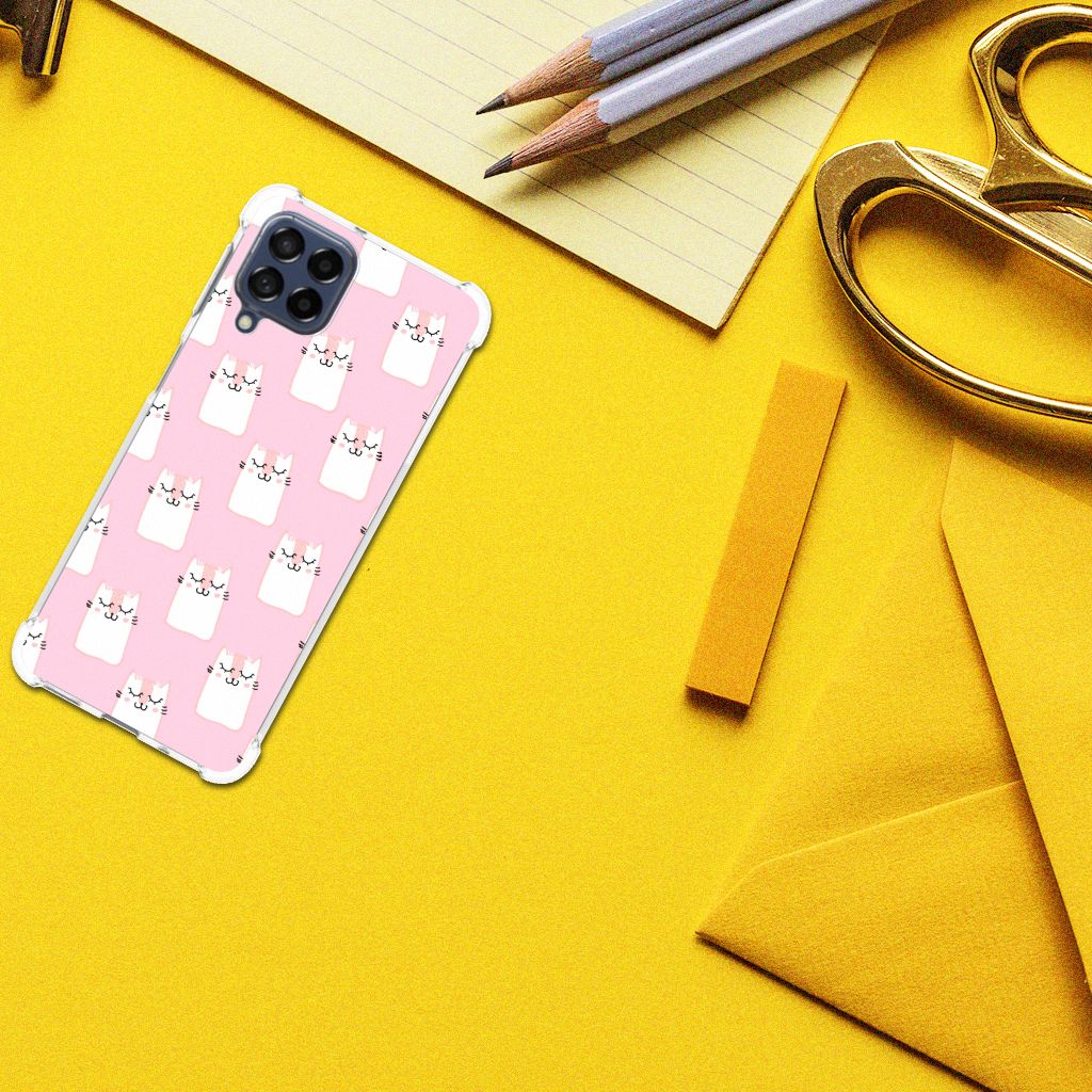 Samsung Galaxy M53 Case Anti-shock Sleeping Cats B2C Telecom