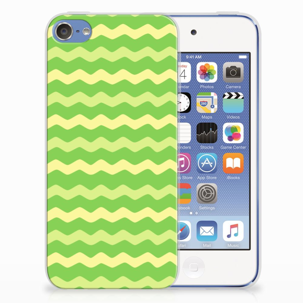 Apple iPod Touch 5 | 6 TPU bumper Waves Green