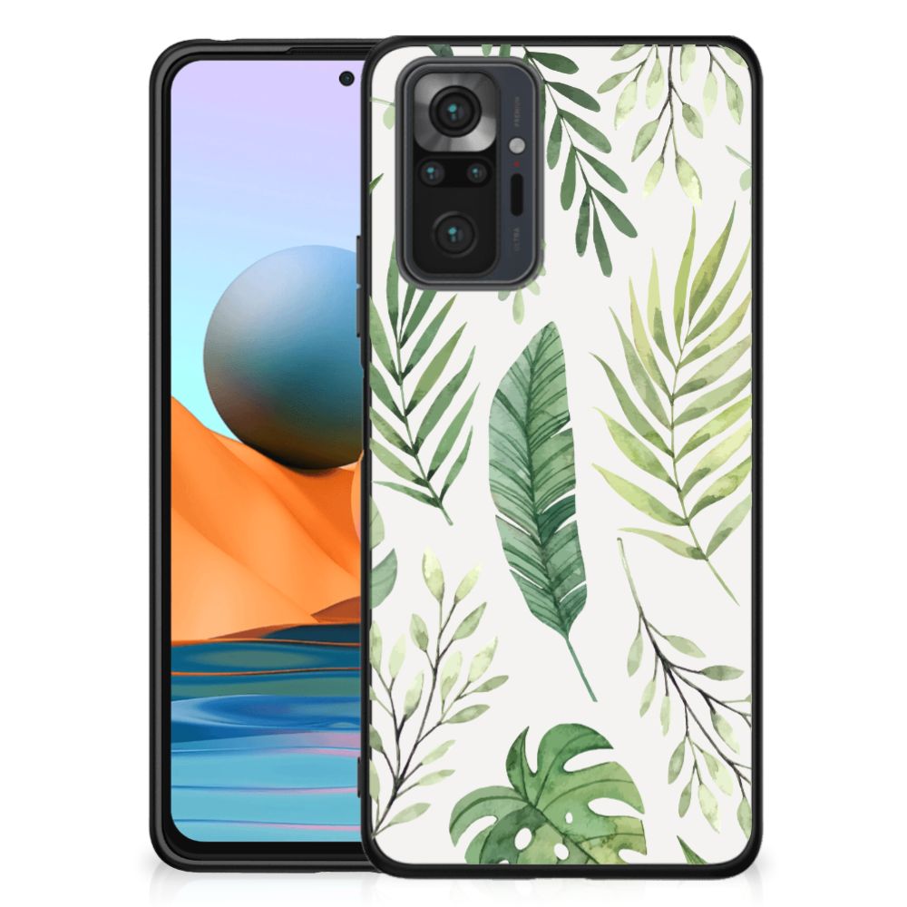 Xiaomi Redmi Note 10 Pro Bloemen Hoesje Leaves