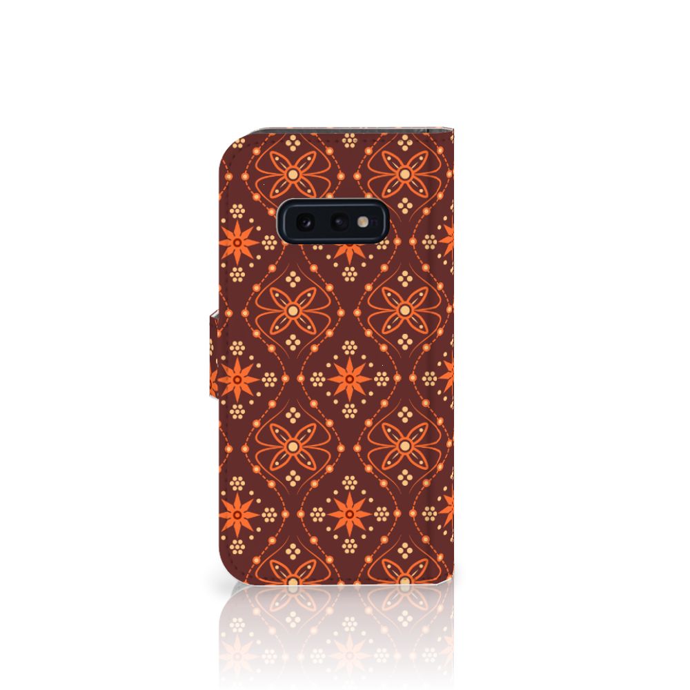 Samsung Galaxy S10e Telefoon Hoesje Batik Brown
