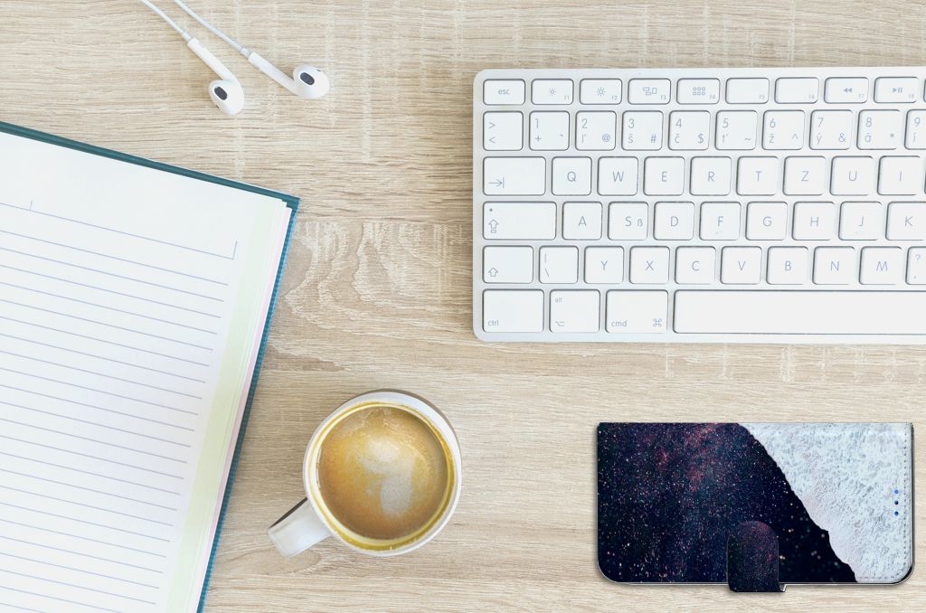 Huawei P Smart 2020 Book Case Sea in Space