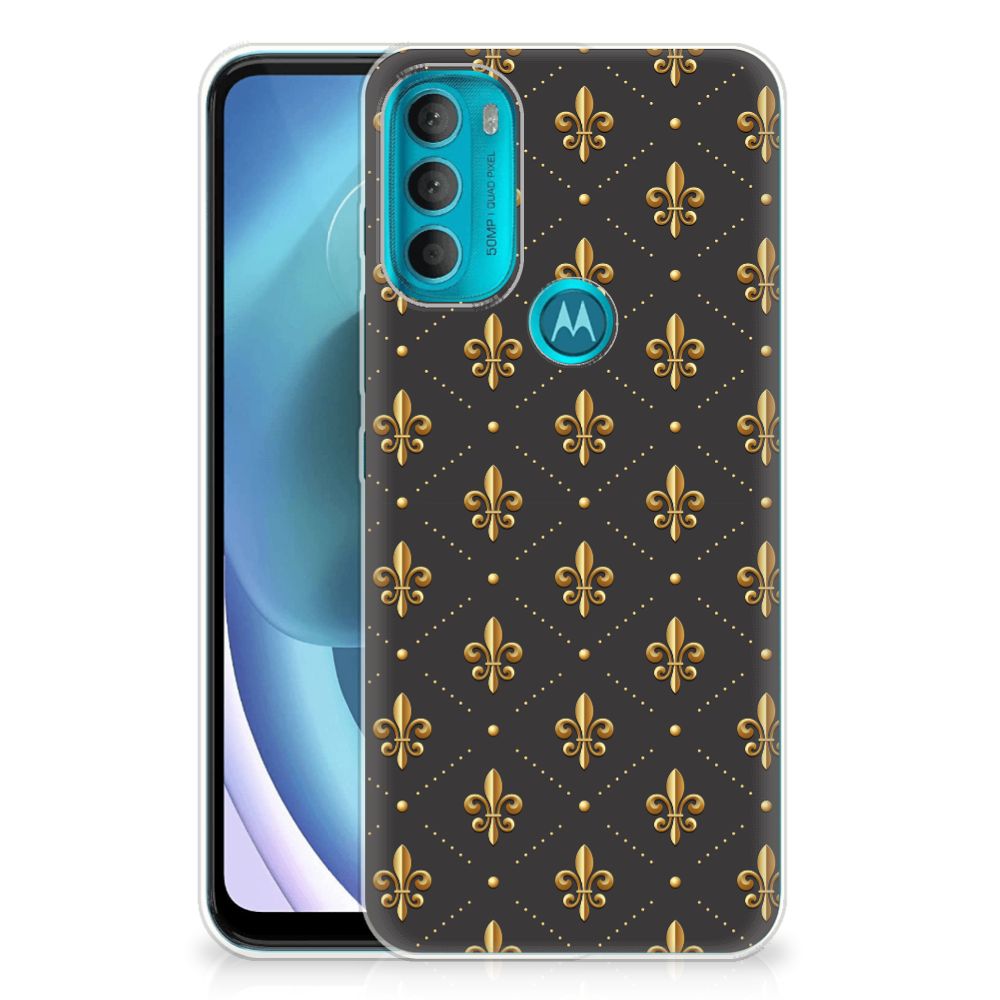 Motorola Moto G71 5G TPU bumper Franse Lelie