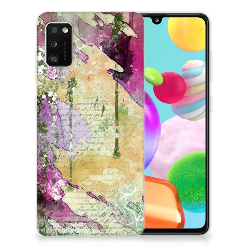 Hoesje maken Samsung Galaxy A41 Letter Painting B2C Telecom