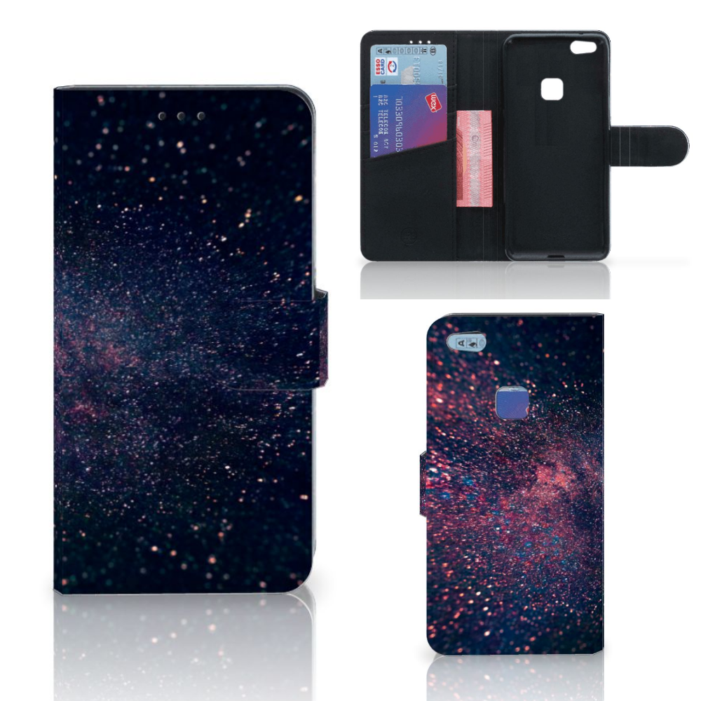 Huawei P10 Lite Book Case Stars