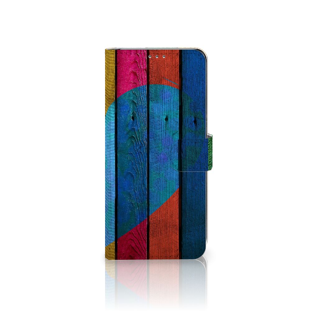 Samsung Galaxy S20 FE Book Style Case Wood Heart - Cadeau voor je Vriend