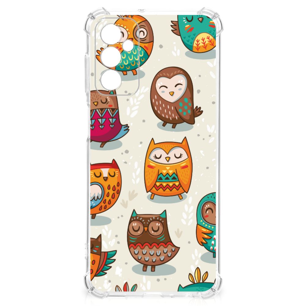 Samsung Galaxy M13 4G | M23 Case Anti-shock Vrolijke Uilen B2C Telecom