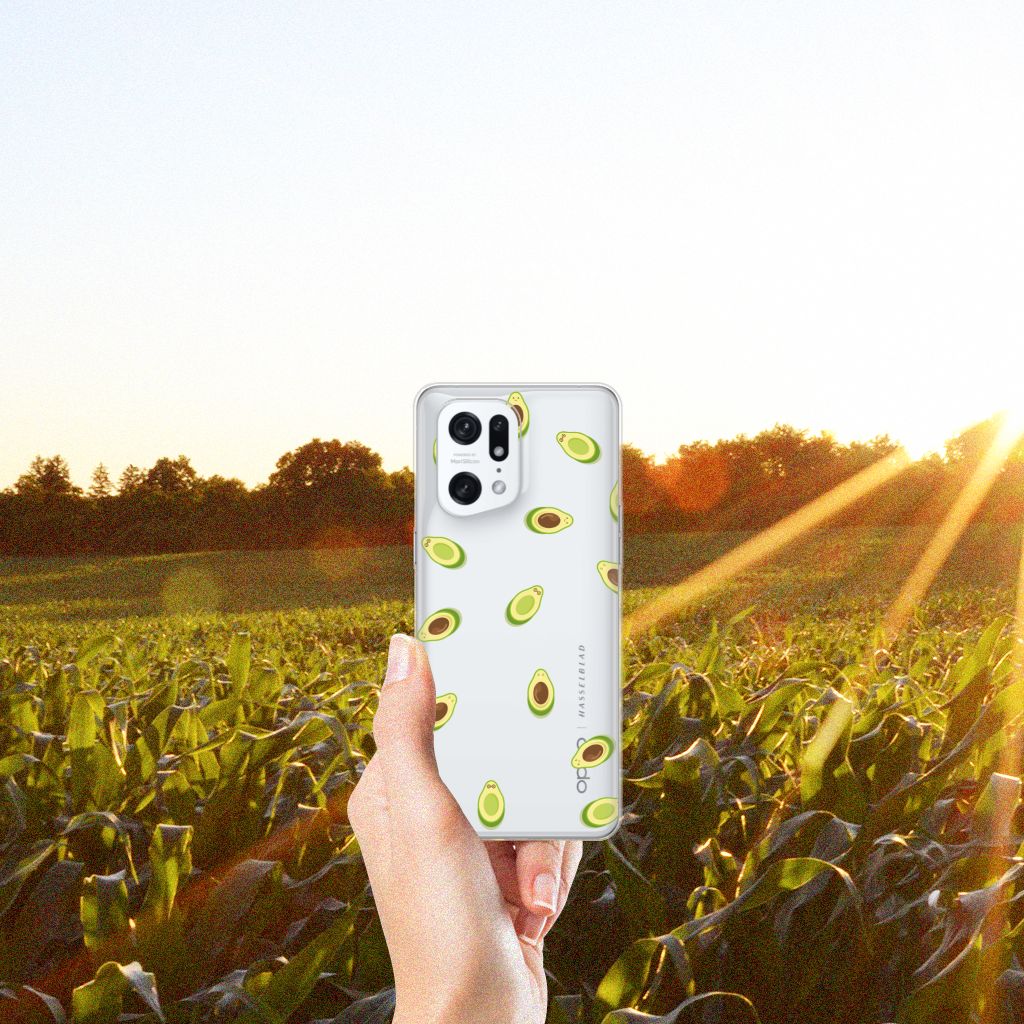 OPPO Find X5 Pro Siliconen Case Avocado B2C Telecom