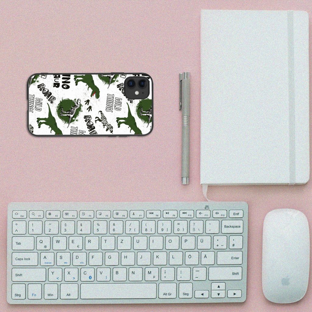 Dierenprint Telefoonhoesje voor iPhone 11 Dinosaurus B2C Telecom