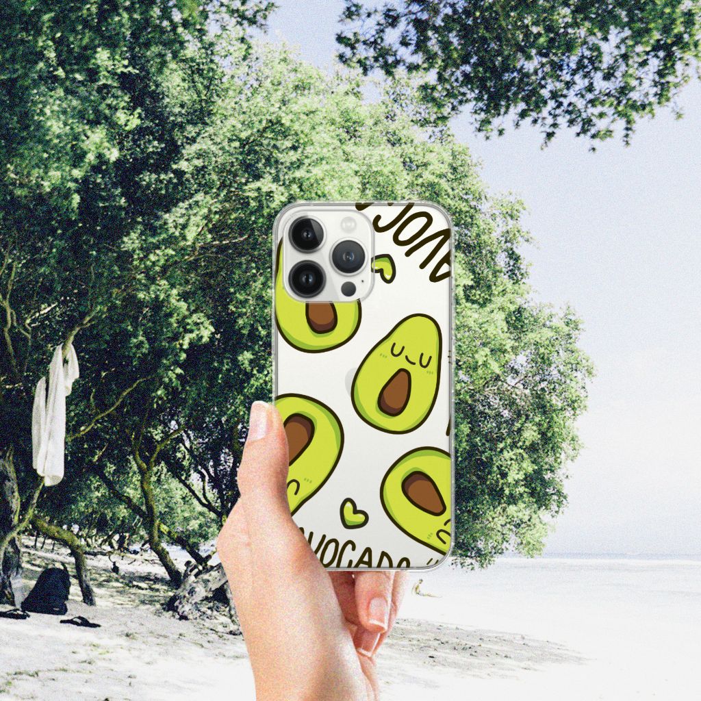 iPhone 13 Pro Max Telefoonhoesje met Naam Avocado Singing B2C Telecom