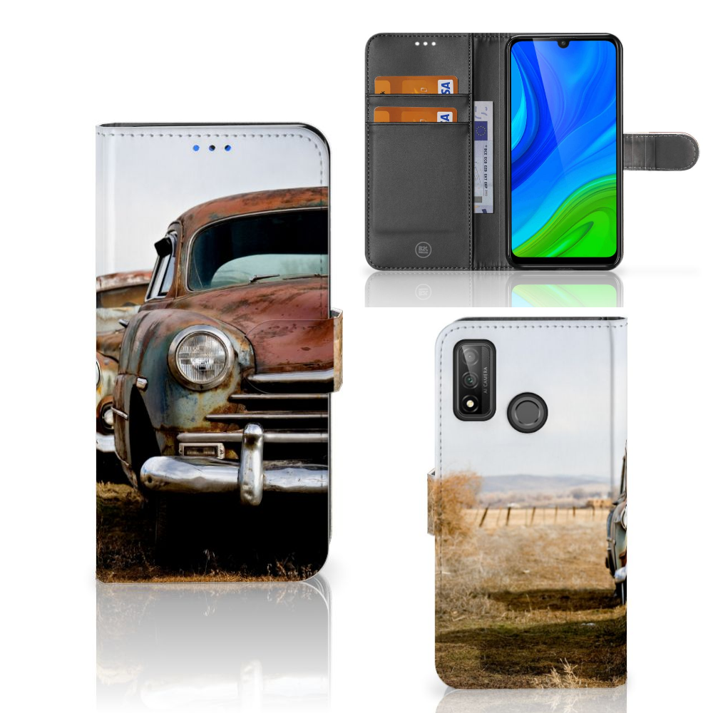 Huawei P Smart 2020 Telefoonhoesje met foto Vintage Auto
